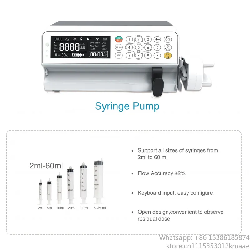 Veterinary Infusion Pump - Bomba de infusión para jeringas veterinarias