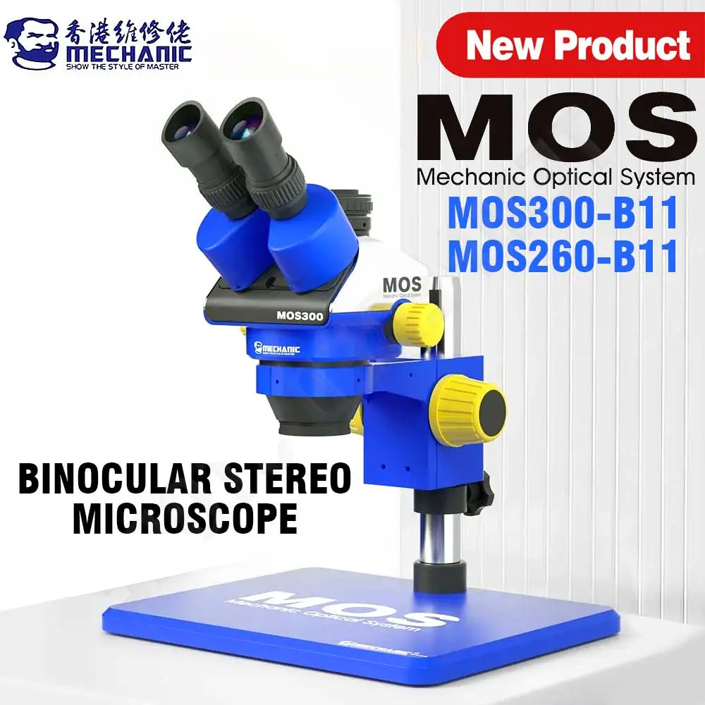 Veterinary Microscope Binocular - Microscopio estéreo Binocular/trinocular mecánico MOS260-B11/MOS300-B11HD para