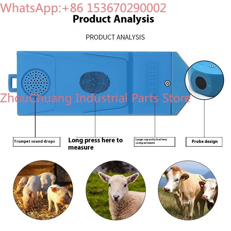 Livestock Ultrasound Pregnancy - Dispositivo veterinario inteligente, portátil y recargable