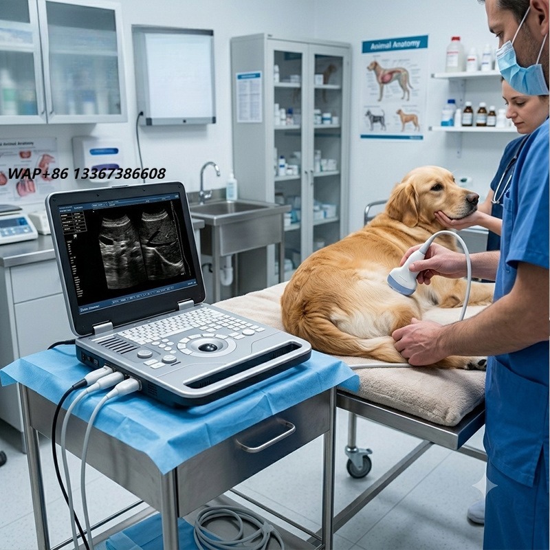 Veterinary Ultrasound Scanner Portable - Máquina de Ultrasonido Veterinaria Portátil, Escáner