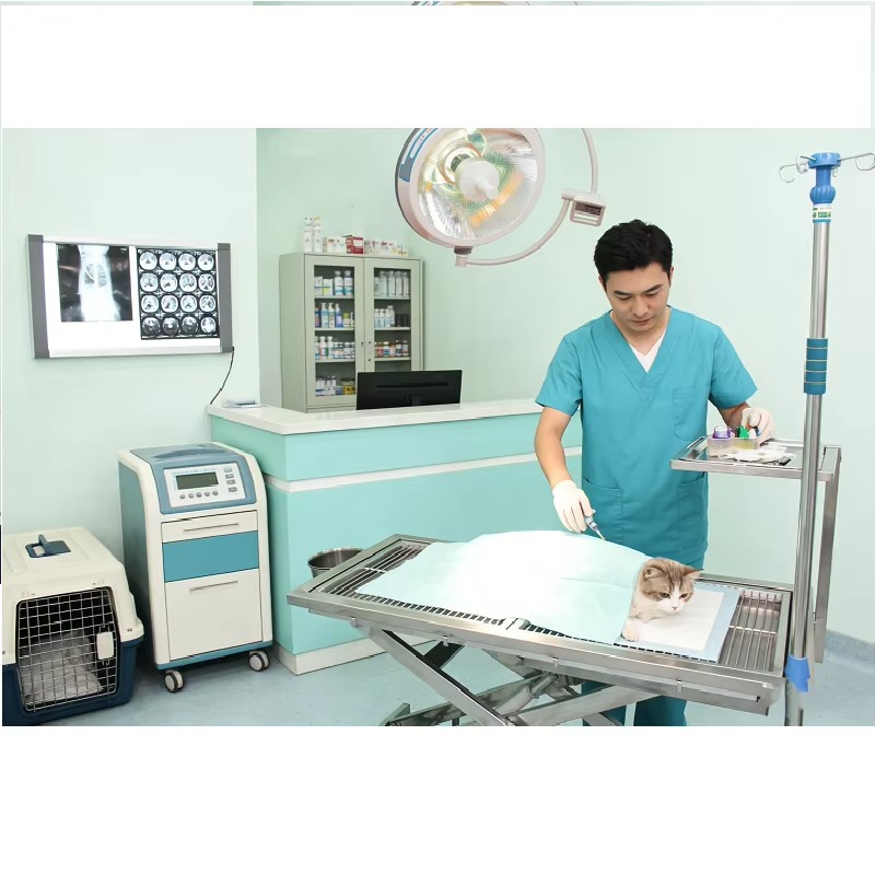 Veterinary Blood Analyzer - Mesa de Operaciones Veterinaria Eléctrica Profesional,