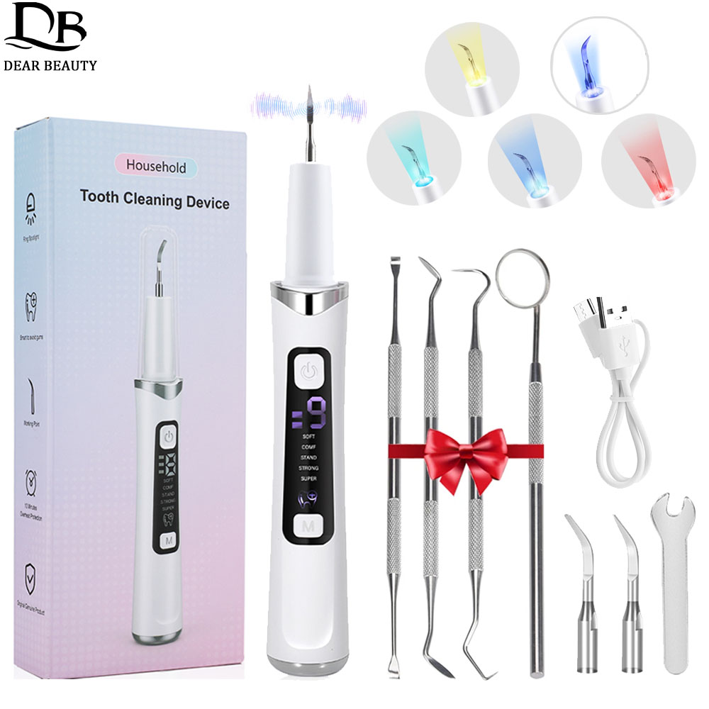 Veterinary Dental Scaler - Limpiador de dientes ultrasónico con 5