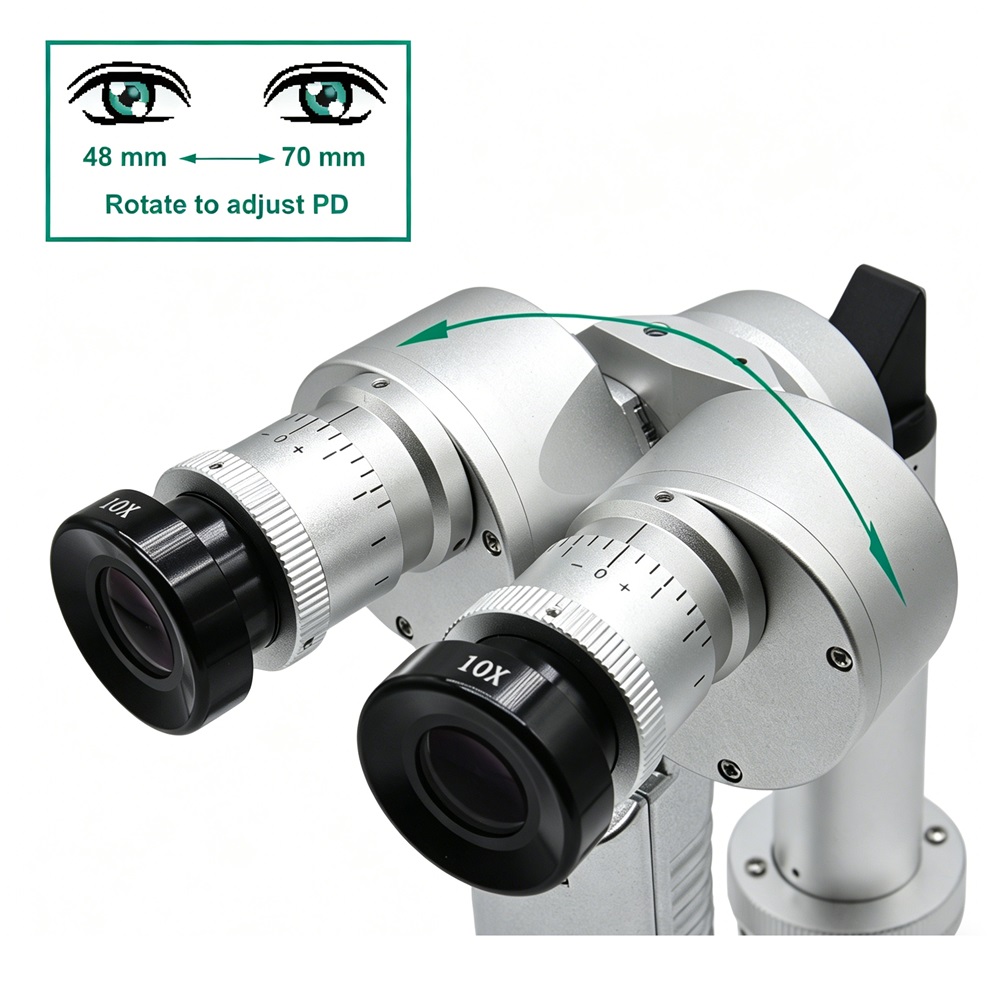 Lámpara de hendidura portátil  - Veterinary Microscope Binocular reseña y precio