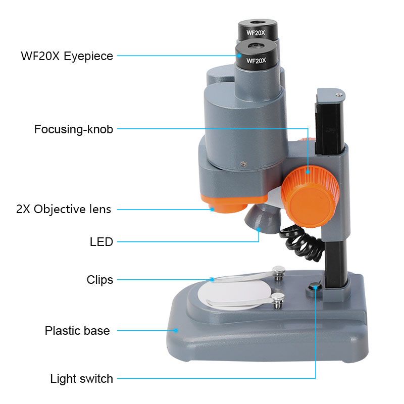 AOMEKIE-microscopio estéreo Bi - Veterinary Microscope Binocular reseña y precio