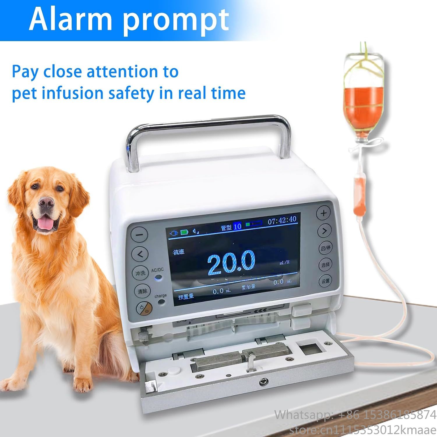 Bomba de Infusión Intravenosa  - Veterinary Infusion Pump reseña y precio