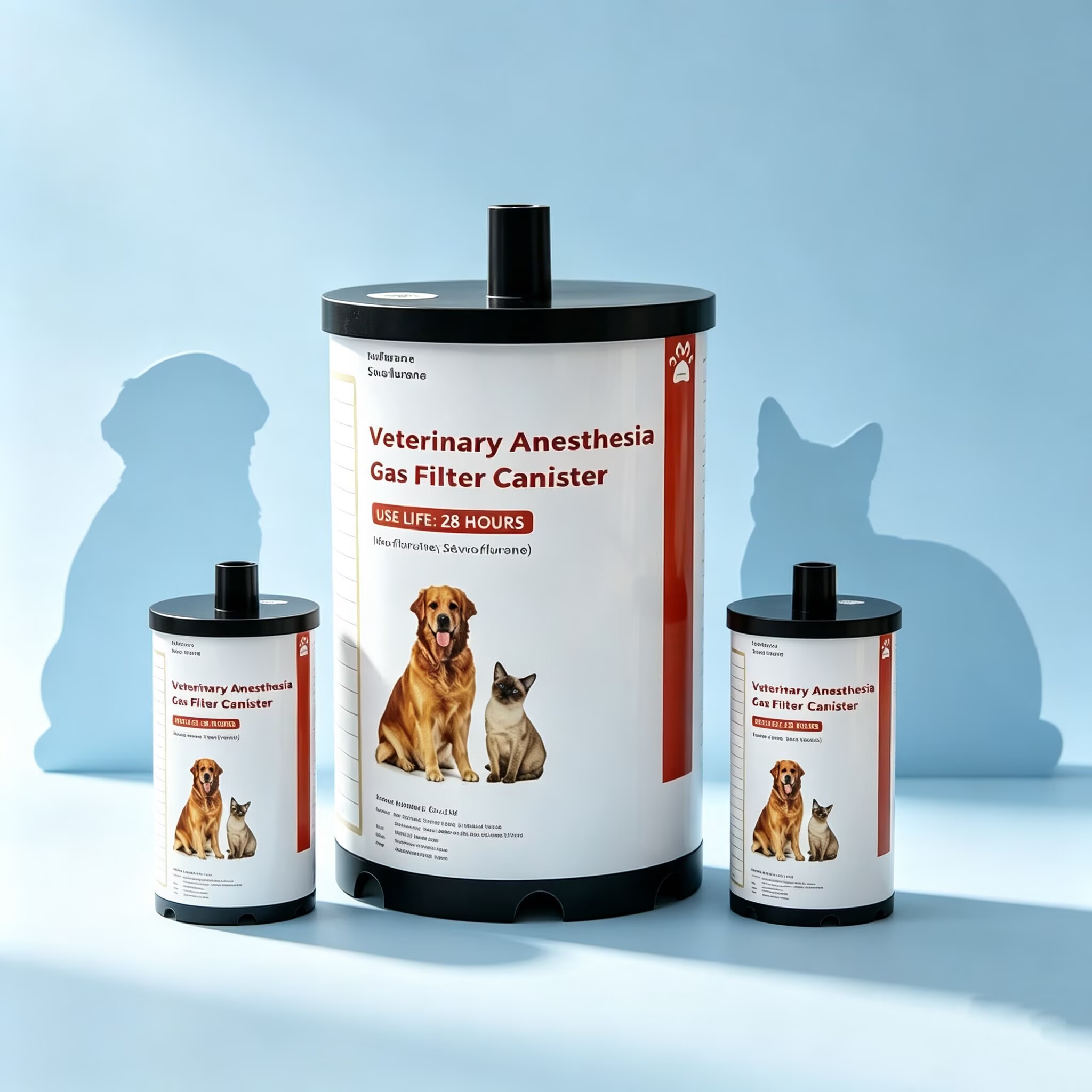 Tanque de absorción y filtraci - Veterinary Anesthesia Machine reseña y precio