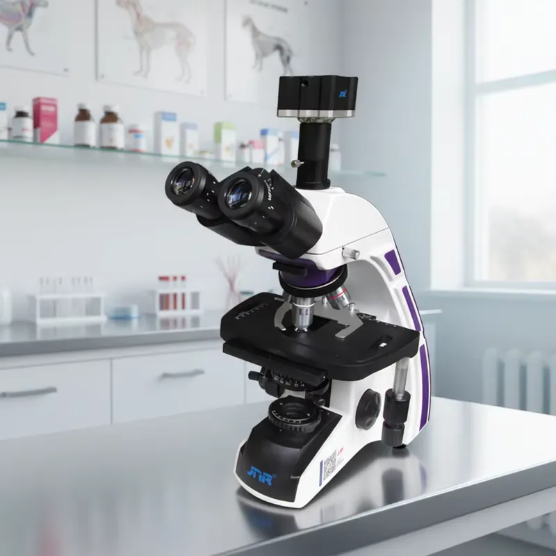Microscopio Binocular Veterina - Veterinary Microscope Binocular reseña y precio