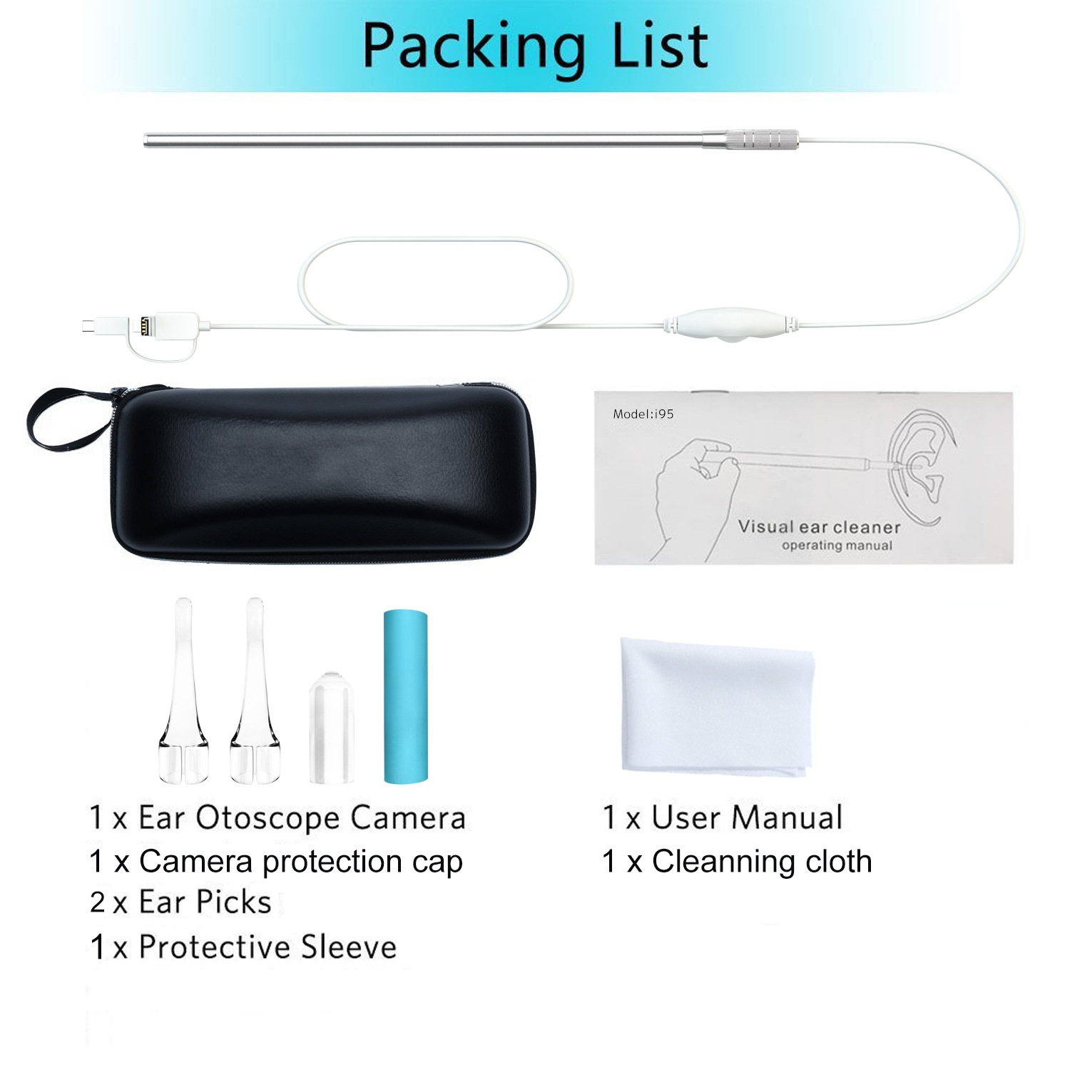 Limpiador de Oídos 3 en 1, End - Veterinary Otoscope reseña y precio